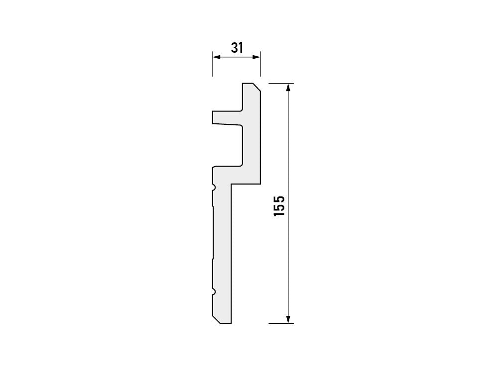 C395 - Listwa karniszowa ORAC