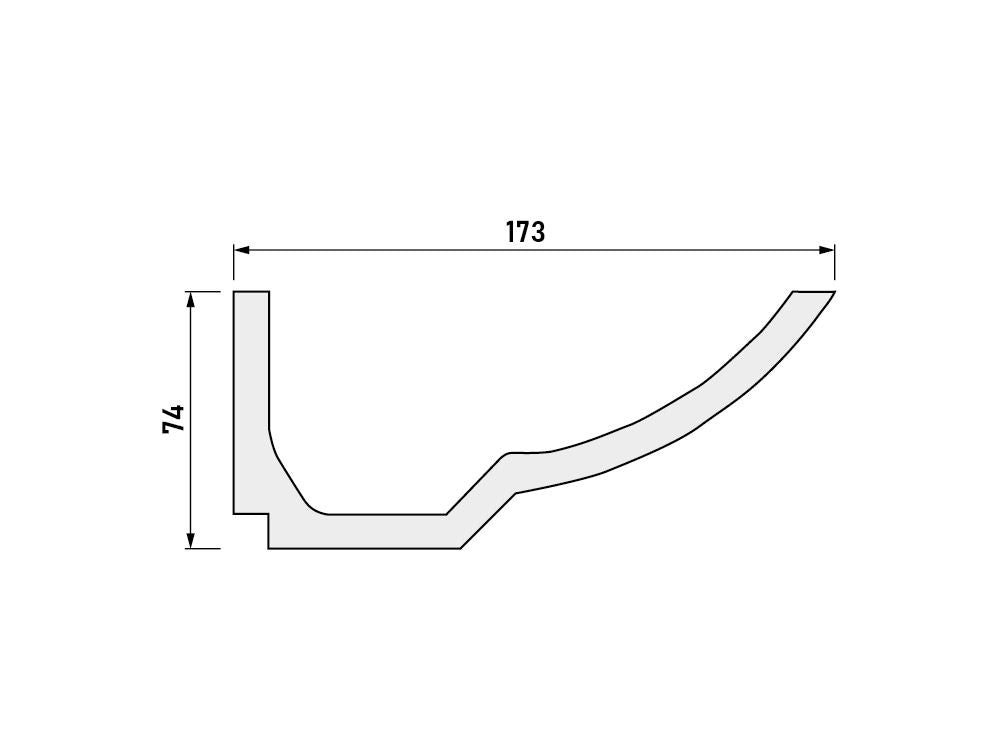 C351 - Listwa przysufitowa ORAC