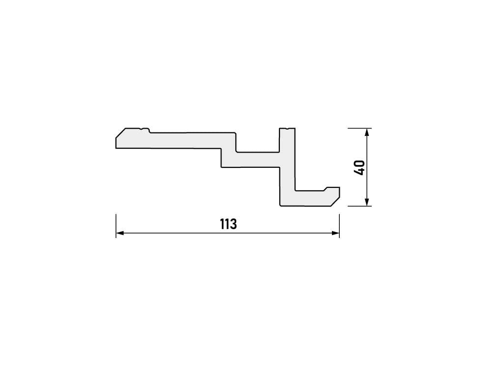 CX196 - Listwa przysufitowa ORAC