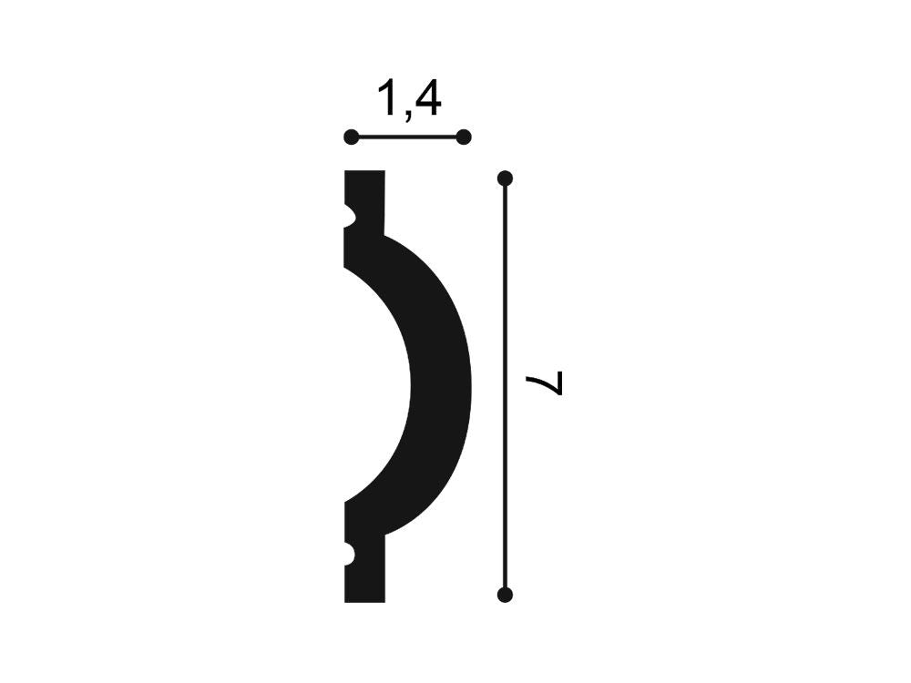 P9901 - Listwa ścienna ORAC