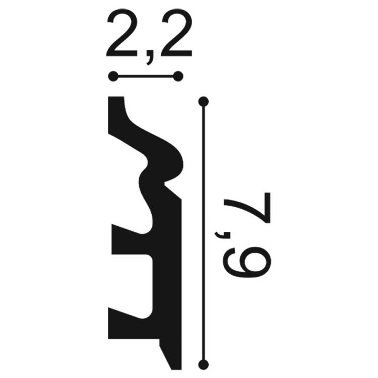 SX122 - Listwa przypodłogowa ORAC