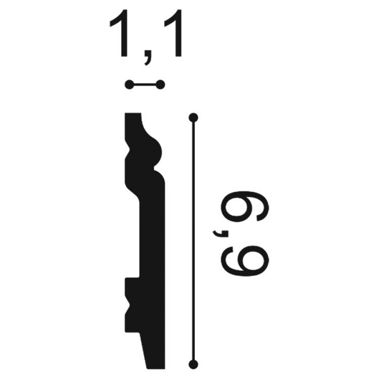 SX165F - Listwa typu flex ORAC