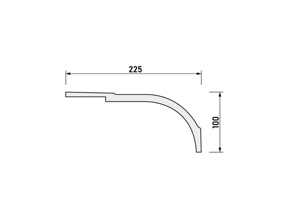 WT22 - Listwa przysufitowa NMC