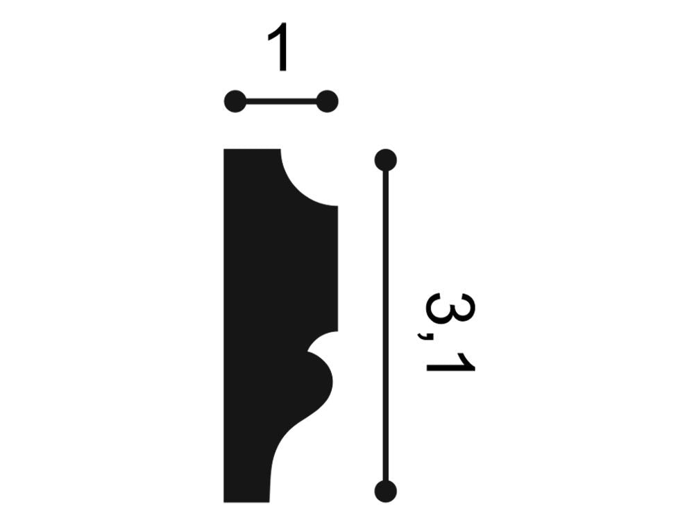 PX116 - Listwa ścienna ORAC