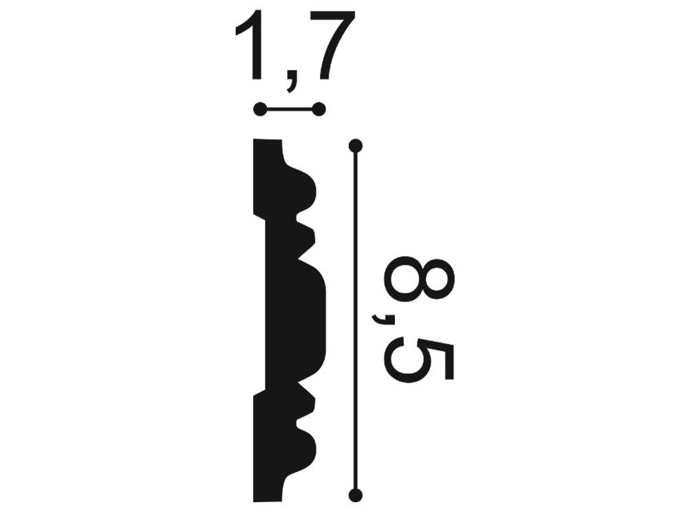 P7030 - Listwa ścienna ORAC