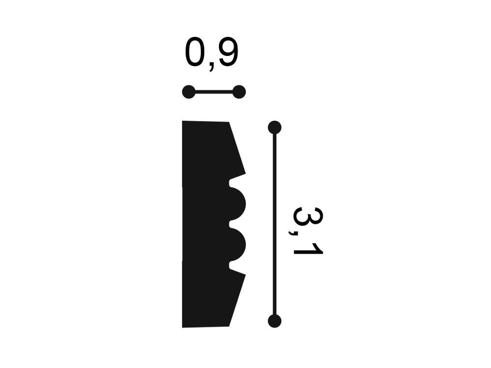 P5021 - Listwa ścienna ORAC