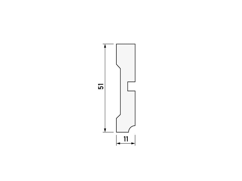 MDD414F - Listwa typu flex MARDOM