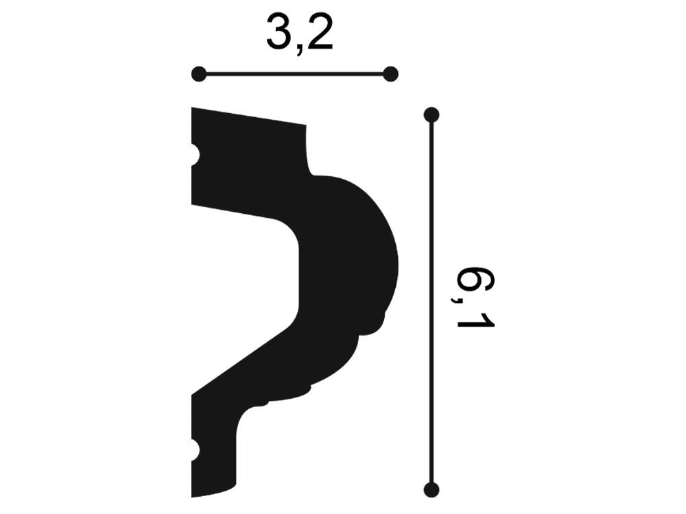 P3020F - Listwa typu flex ORAC