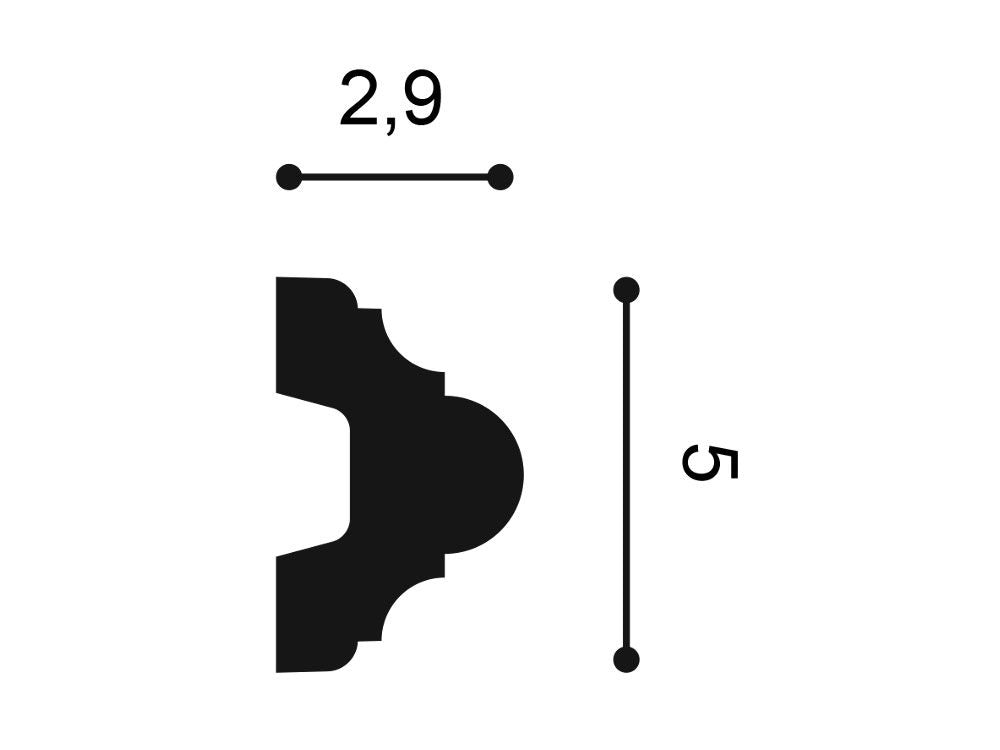 P4020F - Listwa ścienna ORAC
