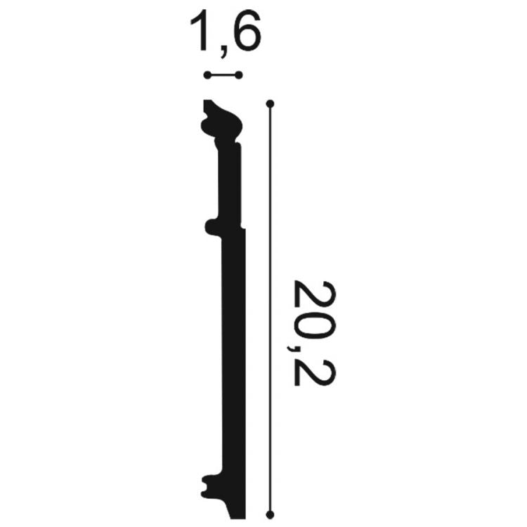 SX156 - Listwa przypodłogowa ORAC