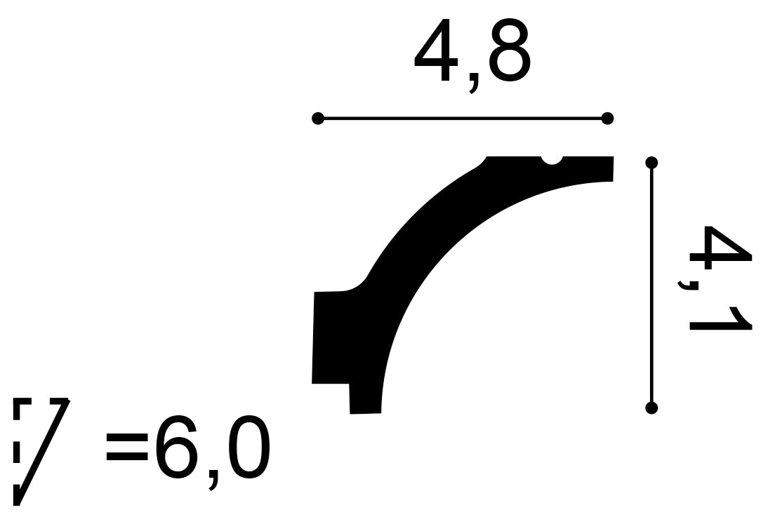 C260 - Listwa przysufitowa ORAC