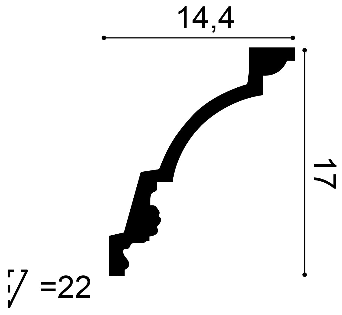 C301 - Listwa przysufitowa ORAC