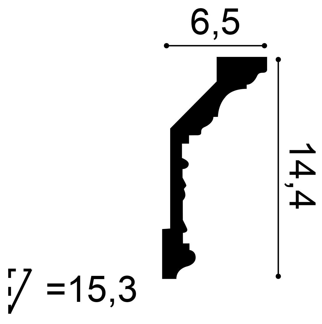 C303 - Listwa przysufitowa ORAC