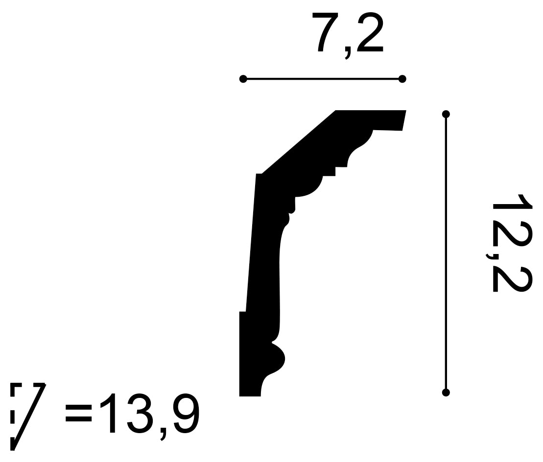 C304 - Listwa przysufitowa ORAC