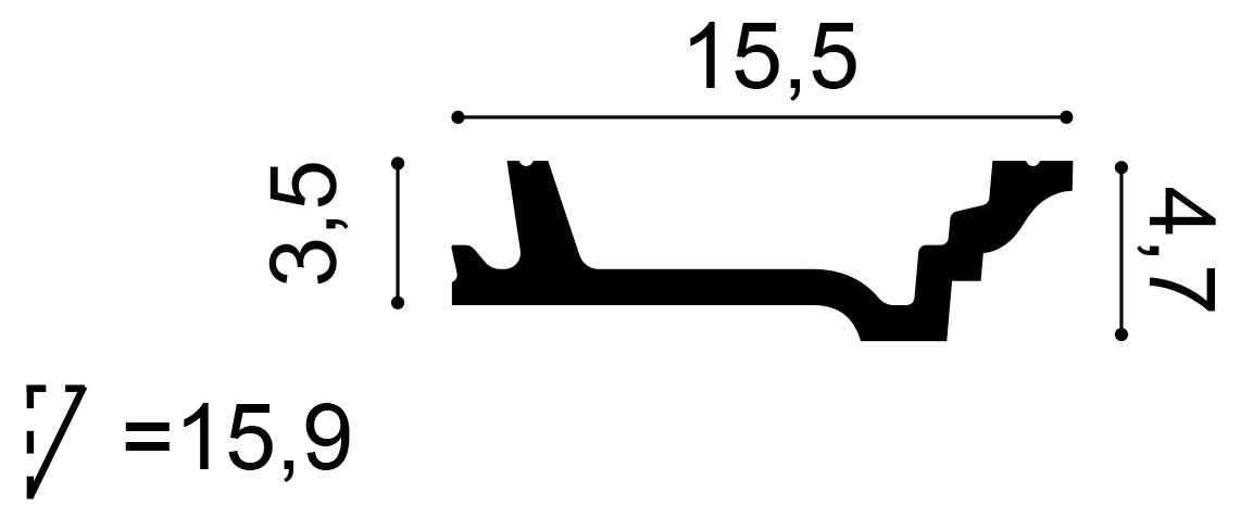 C305 - Listwa przysufitowa ORAC