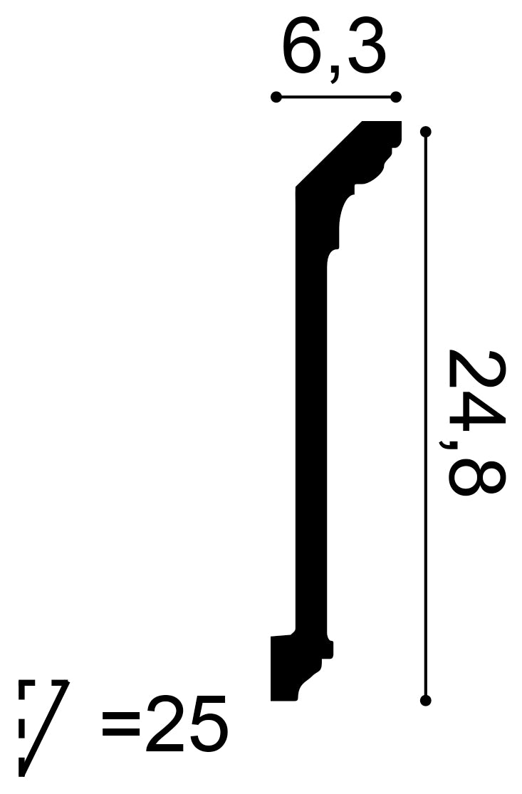 C308 - Listwa przysufitowa ORAC