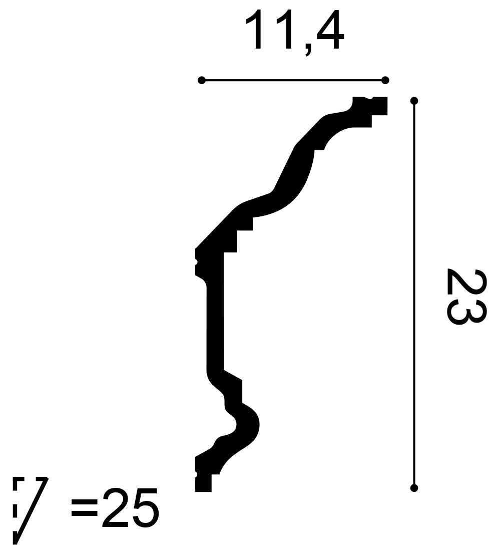 C332 - Listwa przysufitowa ORAC