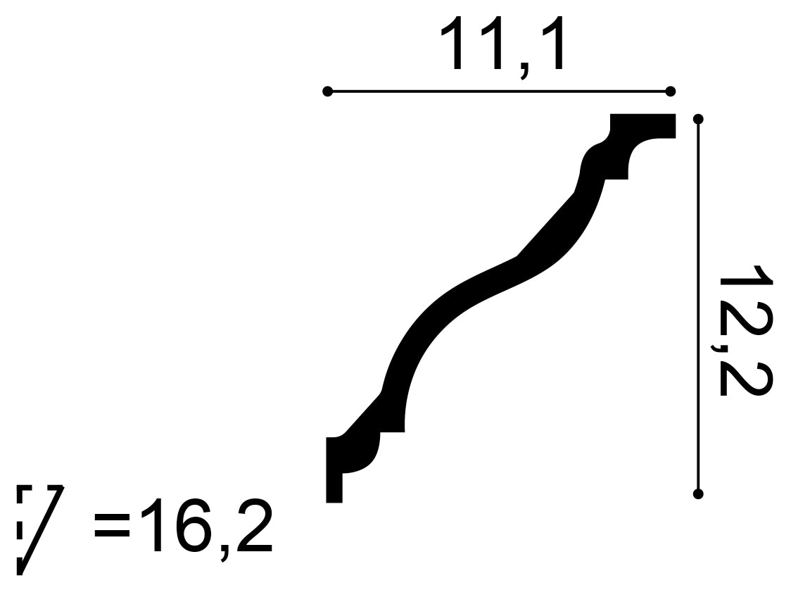 C333 - Listwa przysufitowa ORAC
