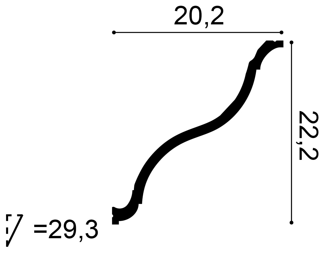 C335 - Listwa przysufitowa ORAC