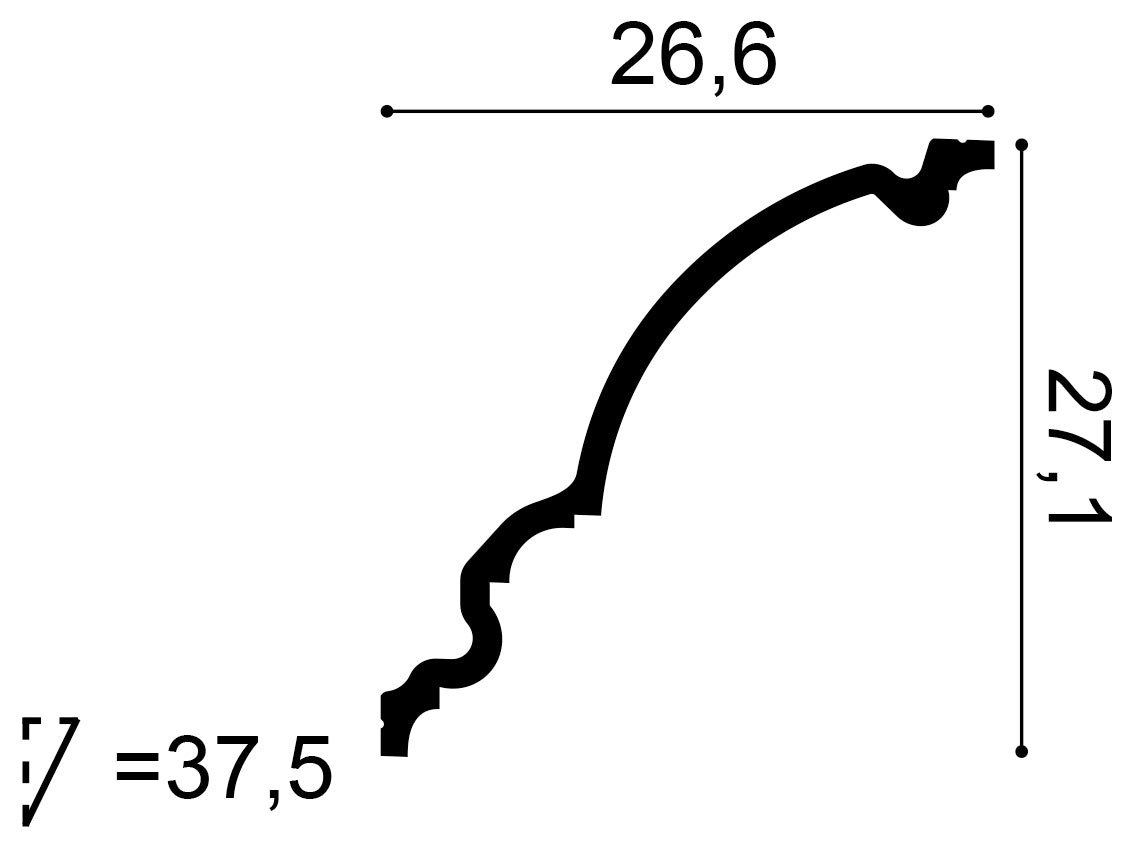 C336 - Listwa przysufitowa ORAC