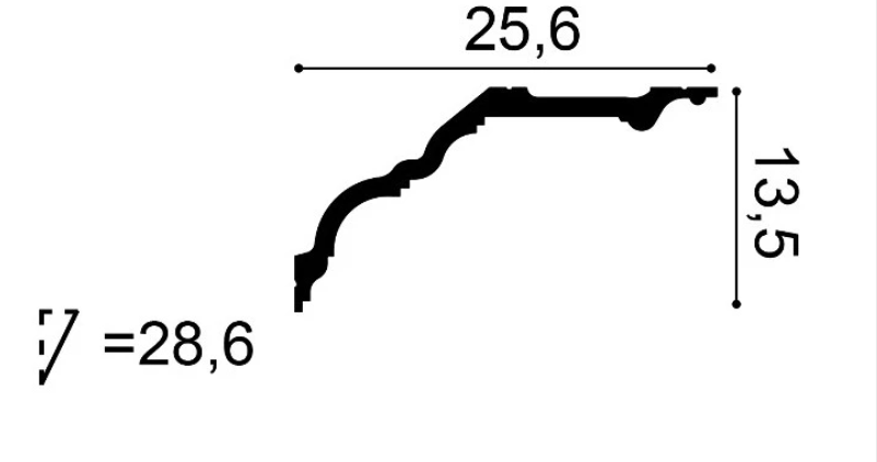 C340 - Listwa przysufitowa ORAC