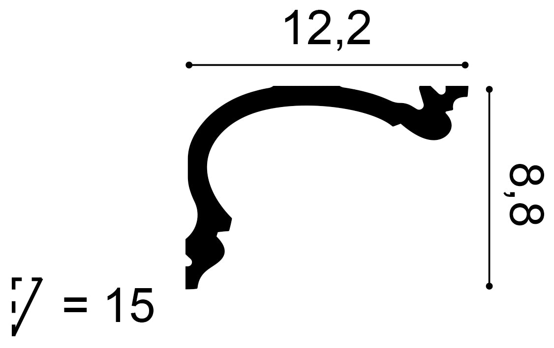 C341 - Listwa karniszowa ORAC