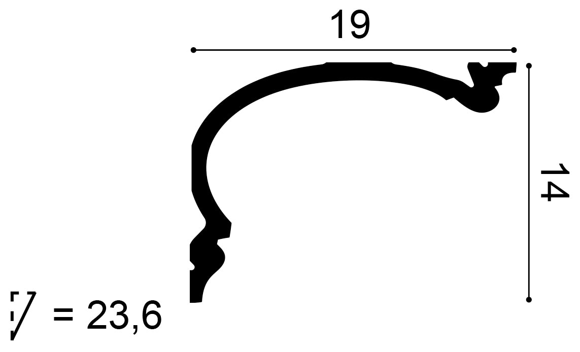 C342 - Listwa karniszowa ORAC