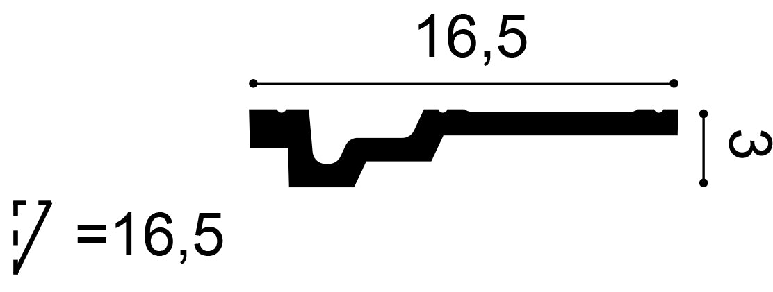 C353 - Listwa przysufitowa ORAC