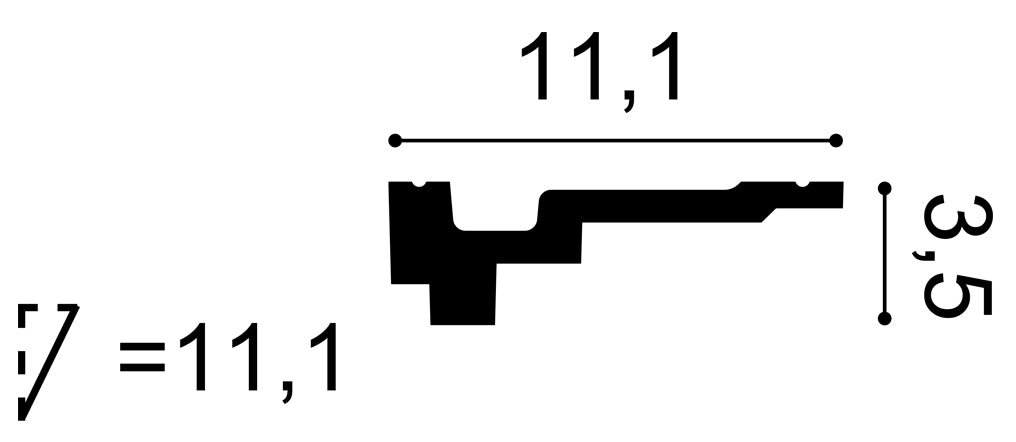 C355 - Listwa przysufitowa ORAC
