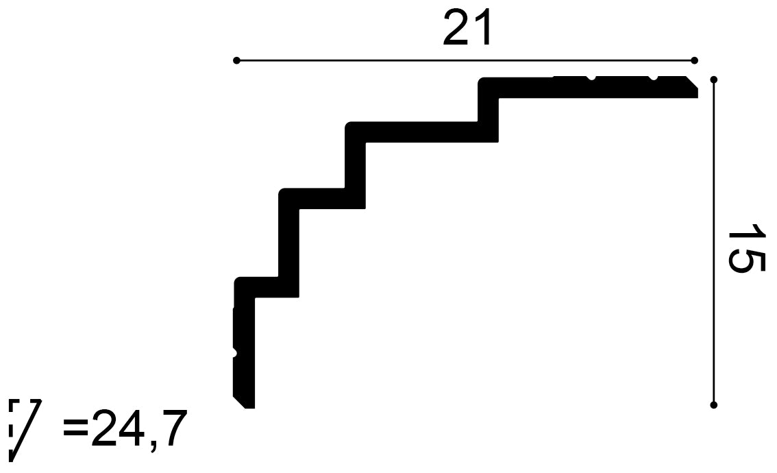 C393 - Listwa przysufitowa ORAC