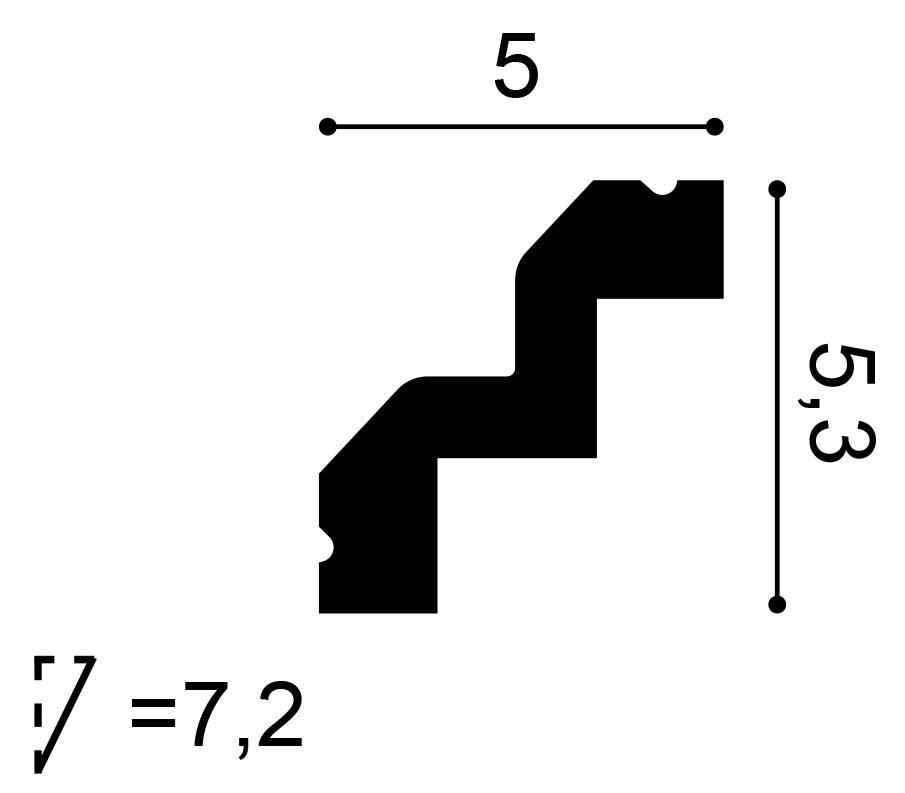 C602 - Listwa przysufitowa ORAC