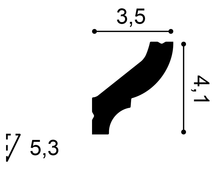 CB501N - Listwa przysufitowa ORAC