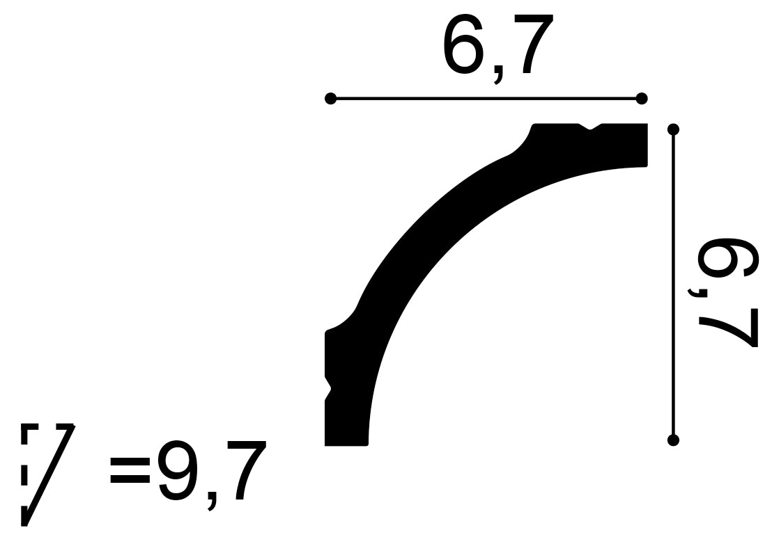 CB522N - Listwa przysufitowa ORAC
