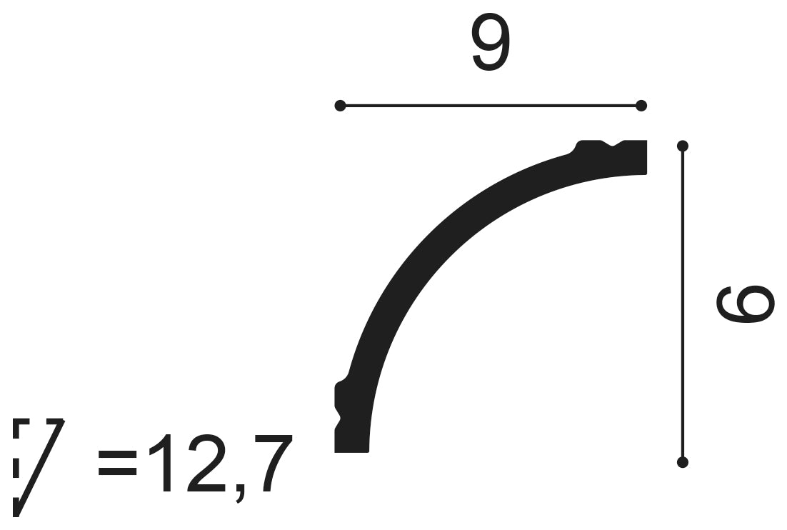 CB524N - Listwa przysufitowa ORAC