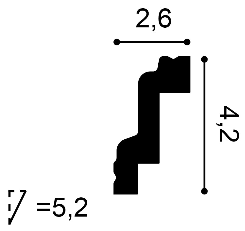 CB531N - Listwa przysufitowa ORAC