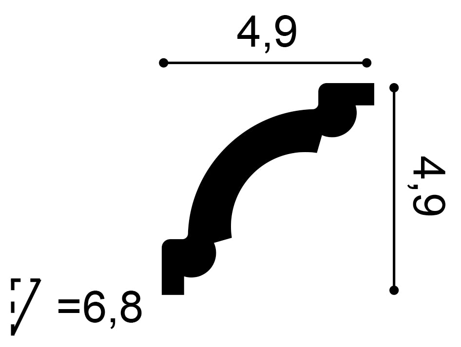 CX124 - Listwa przysufitowa ORAC