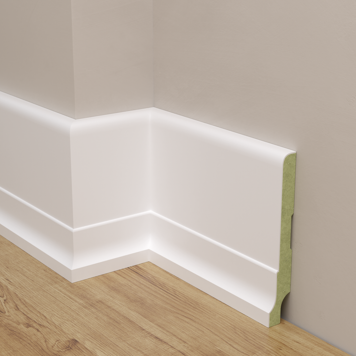 Profil 15 - Listwa przypodłogowa MDF