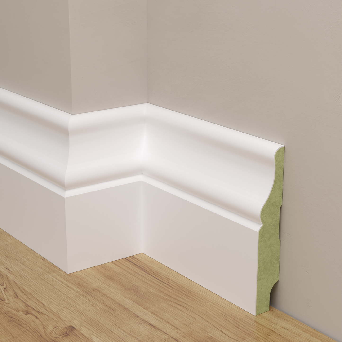 Profil 19 - Listwa przypodłogowa MDF