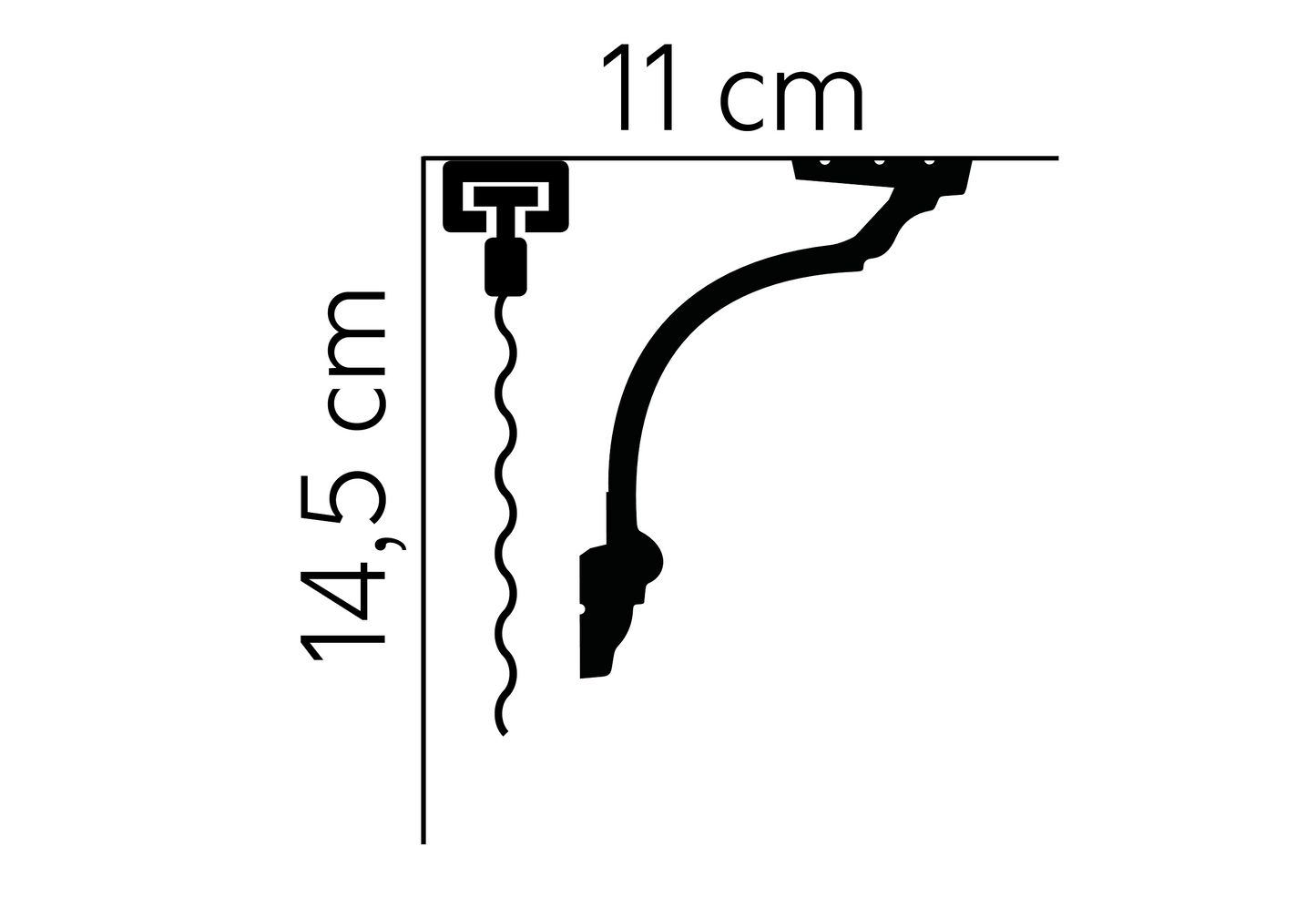 MD156 - Listwa karniszowa MARDOM