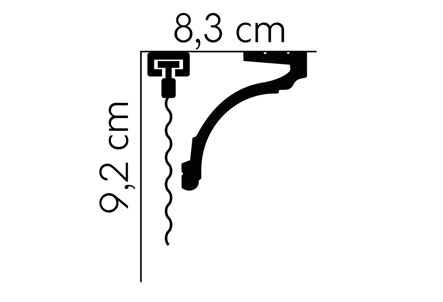 MD161 - Listwa karniszowa MARDOM