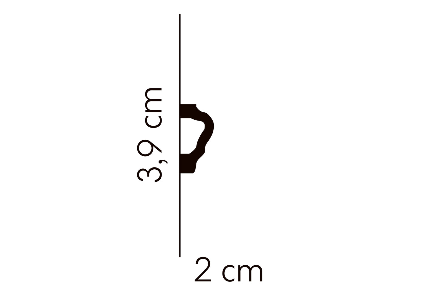 MD255 - Listwa ścienna MARDOM