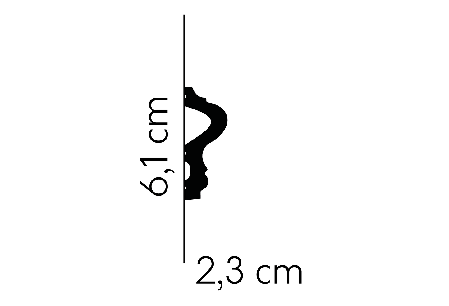 MD346 - Listwa ścienna MARDOM
