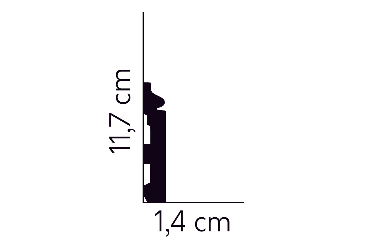 MD358F - Listwa przypodłogowa MARDOM