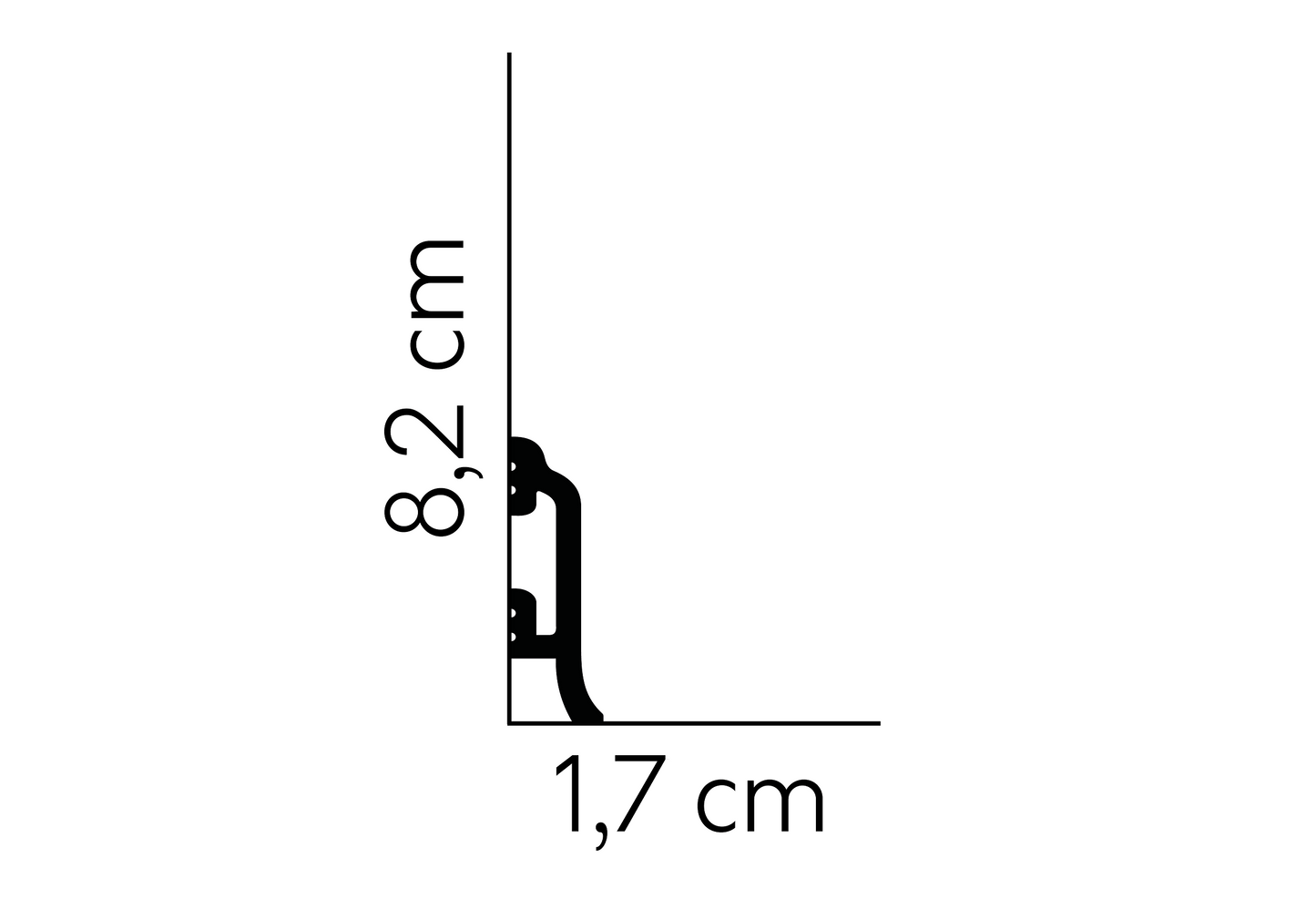 MD8300 - Listwa przypodłogowa MARDOM
