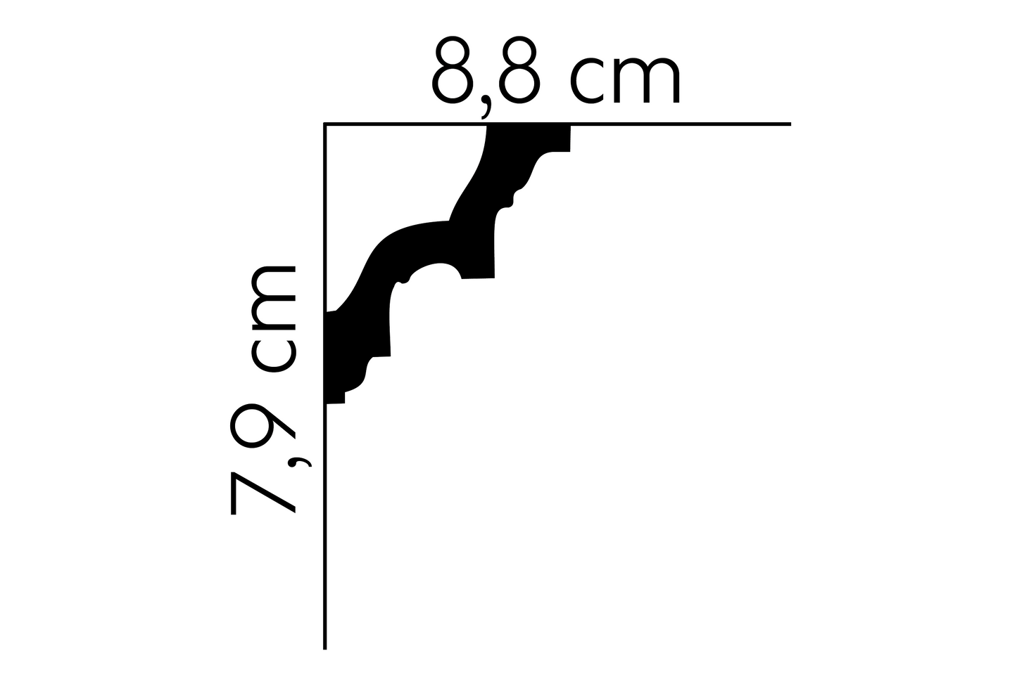 MDA002 - Listwa przysufitowa MARDOM