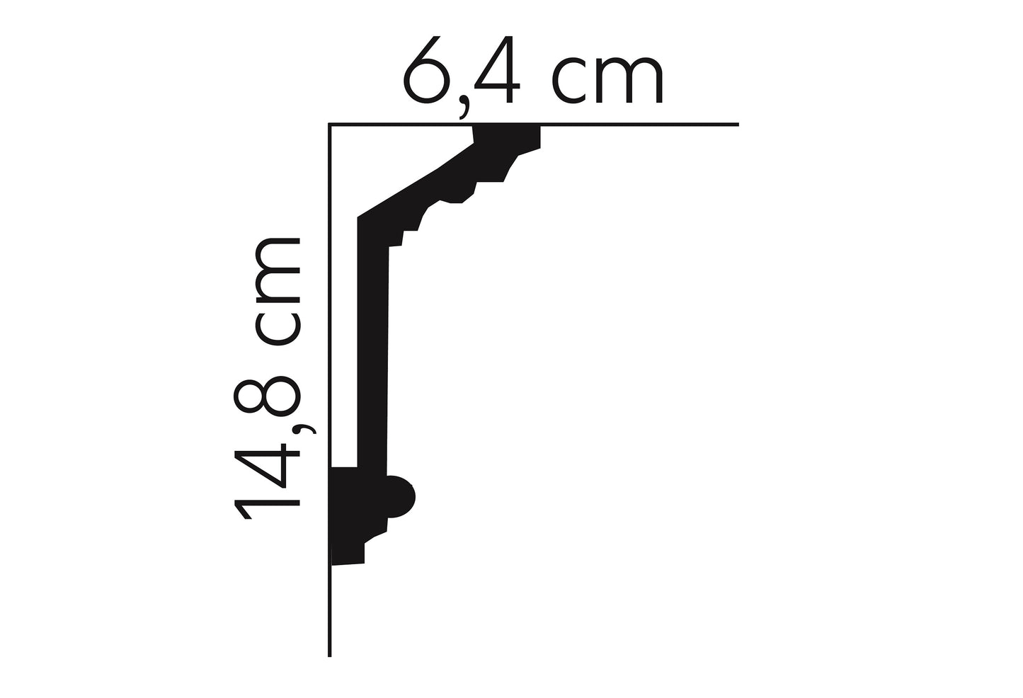 MDA072 - Listwa przysufitowa MARDOM