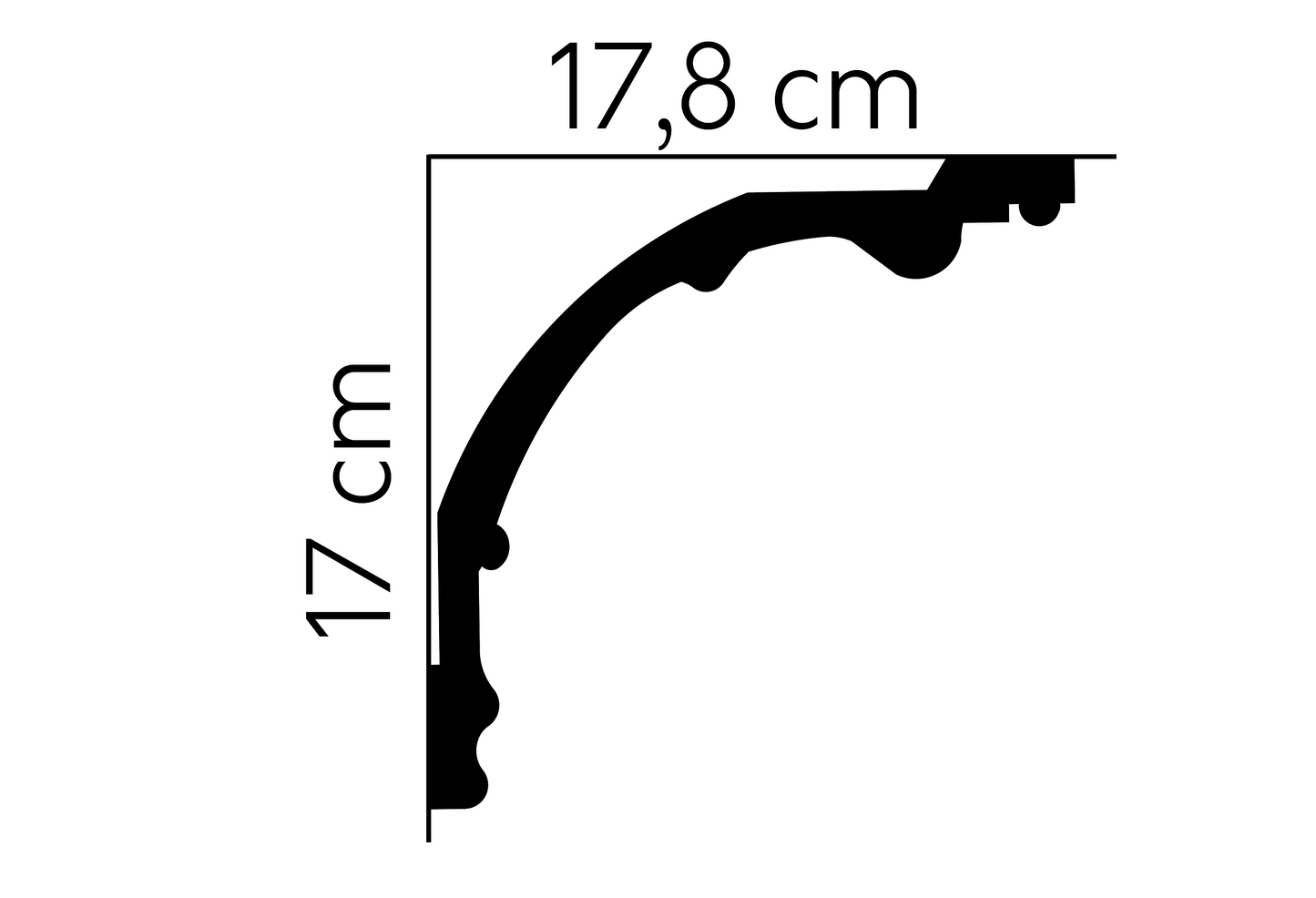 MDA109 - Listwa przysufitowa MARDOM