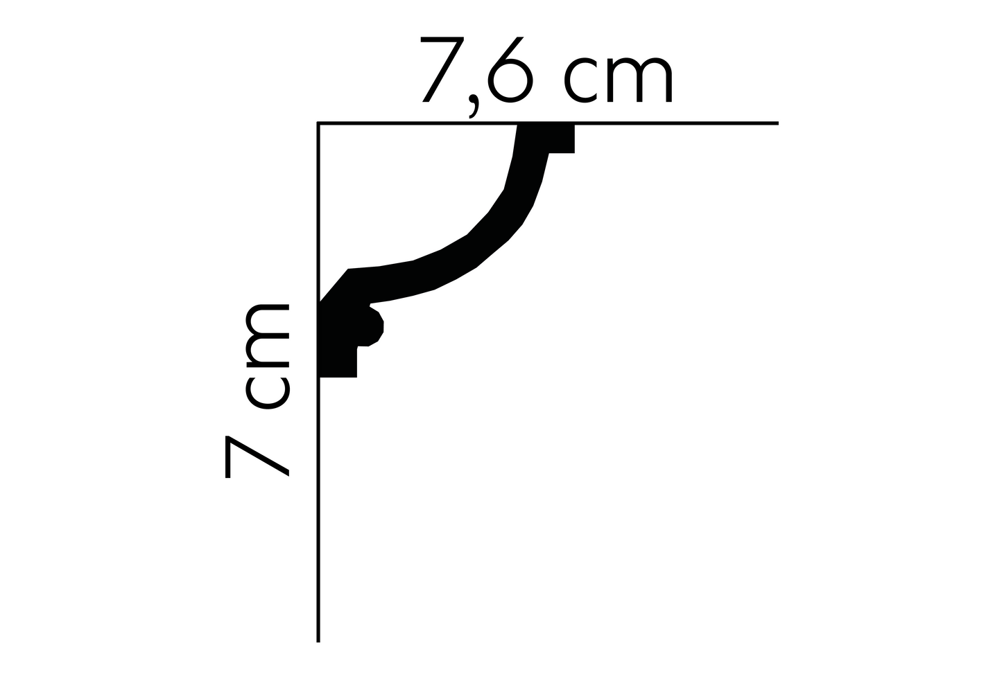 MDA121 - Listwa przysufitowa MARDOM