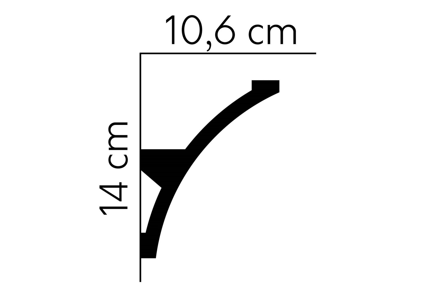 MDB101 - Listwa przysufitowa MARDOM