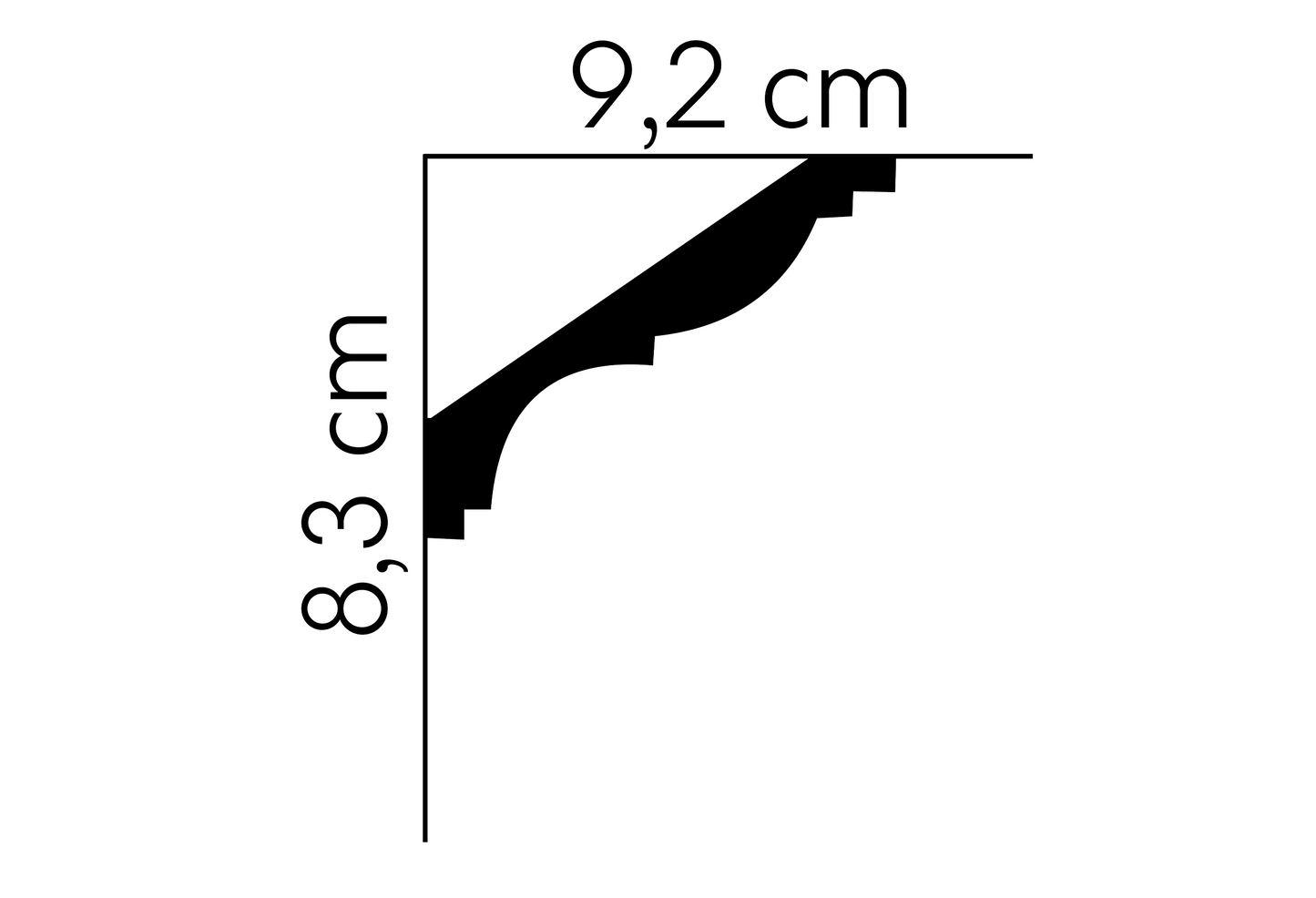 MDB117 - Listwa przysufitowa MARDOM